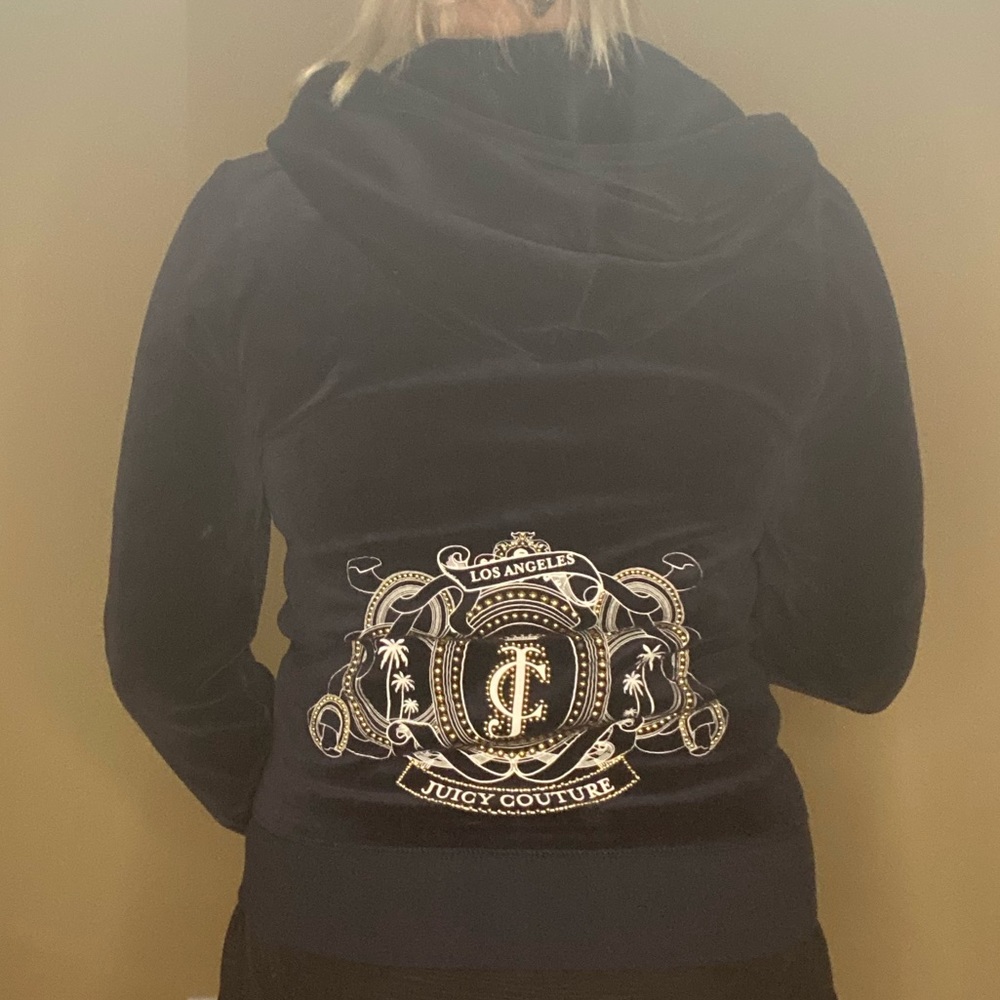 Navy Juicy Couture zip up